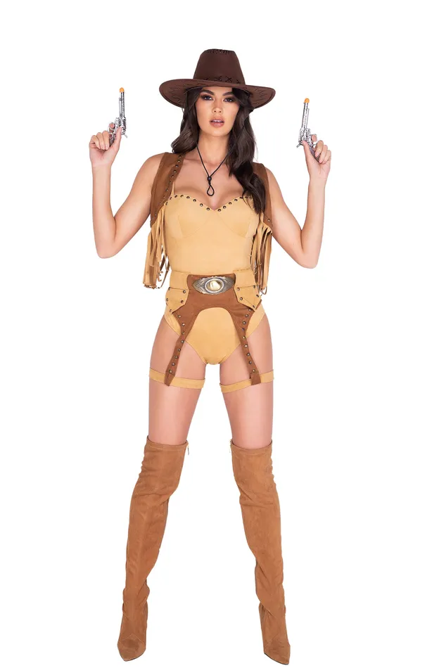 Roma Costume Vibrators 5013 4pc Wild West Babe Costume