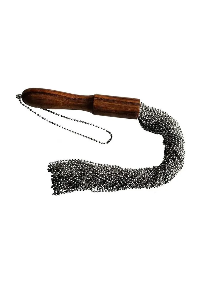 Rouge Anal Beaded Metal Flogger