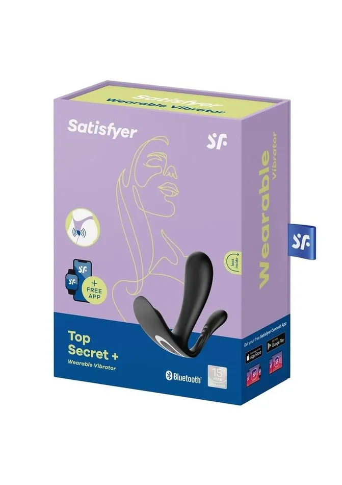 Satisfyer Top Secret Connect App Rechargeable Silicone Wearable Vibrator Satisfyer Vibrators